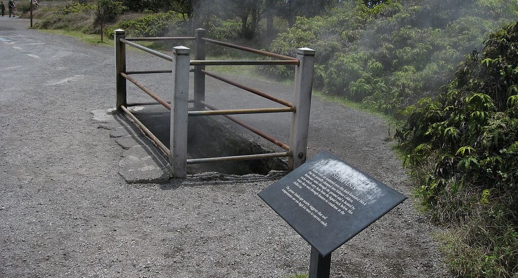 steam vent in Hawaii